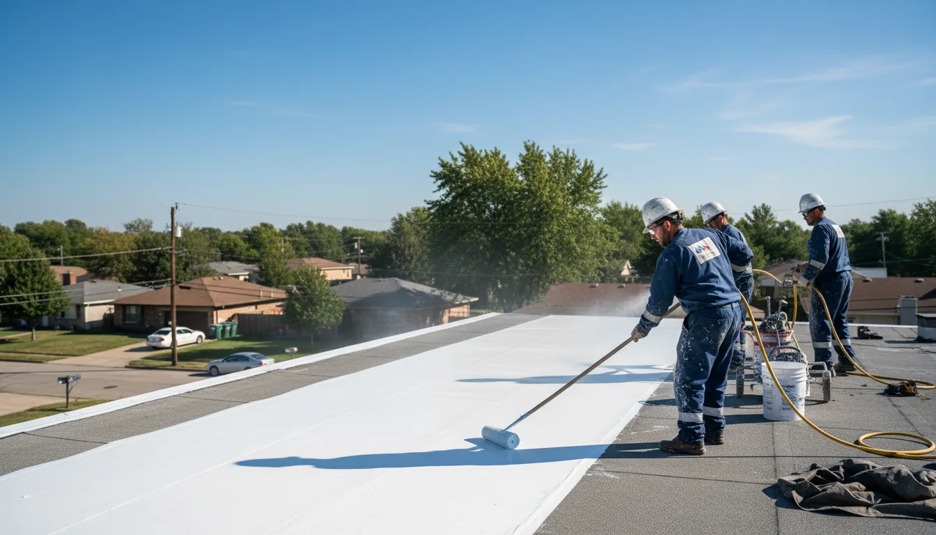 Commercial roof coating in West Hartland, CT near me